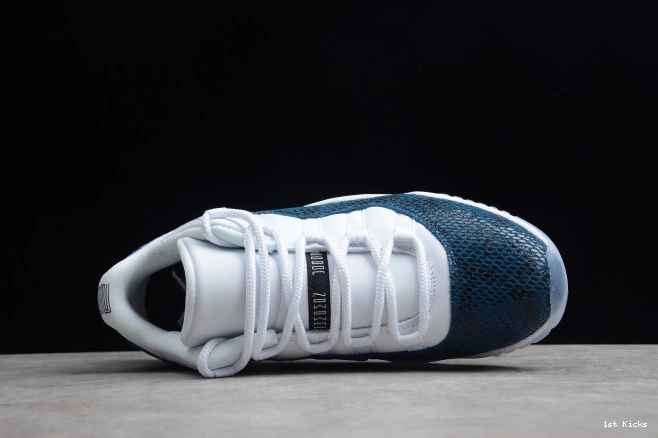 CD6846-102 11 Snakeskin Air Jordan Navy Low Blue 0714
